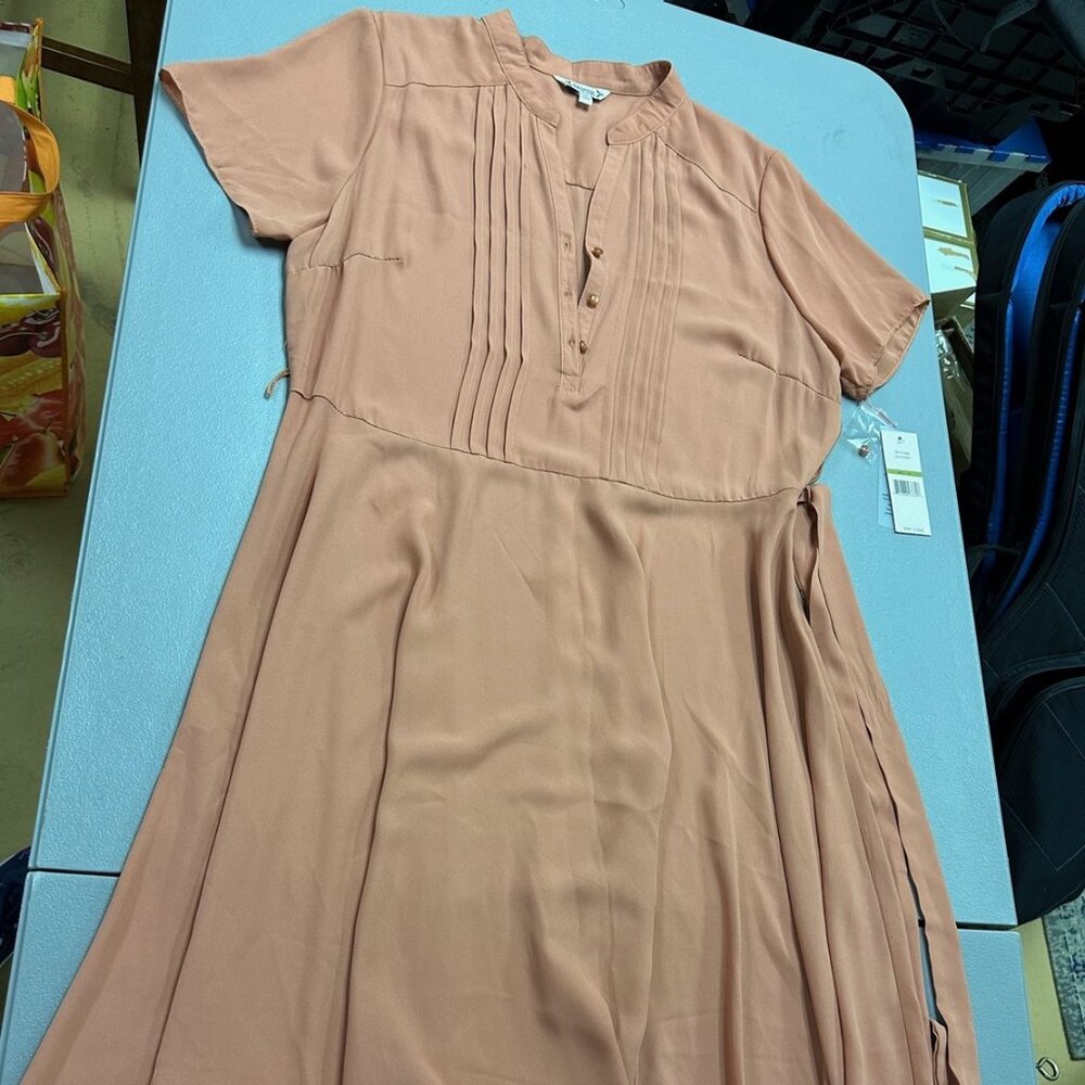 Nanette Lepore Dress with Belt & Slip size 14